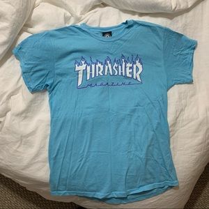 Thrasher Blue Short-Sleeve T-Shirt